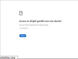 Sites similar to alright-gandhi.com