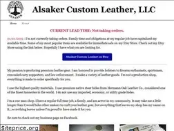 Sites similar to alsakercustomleather.com