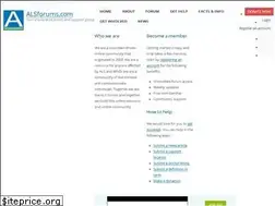 Sites similar to alsforums.com