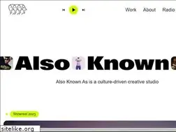 Sites similar to alsoknownas.no