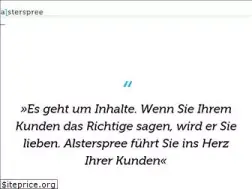 Sites similar to alsterspree.de