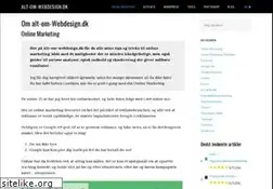 Sites similar to alt-om-webdesign.dk