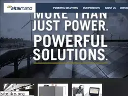 Sites similar to altairnano.com