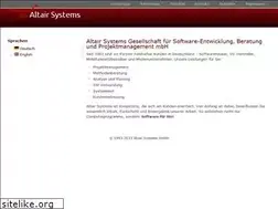 Sites similar to altairsystems.de