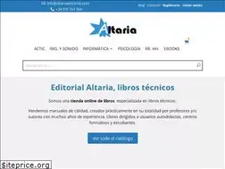 Sites similar to altariaeditorial.com