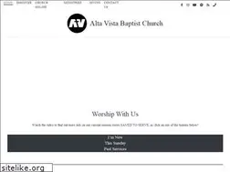 Sites similar to altavistabaptist.org