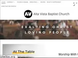 Sites similar to altavistabaptistchurch.org