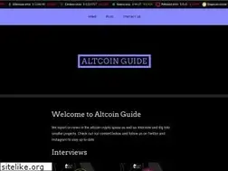 Sites similar to altcoin-guide.com