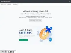 Sites similar to altcoinminingpools.com