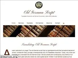 Sites similar to altdeutsche-schrift.com