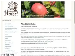 Sites similar to alte-backstube.de