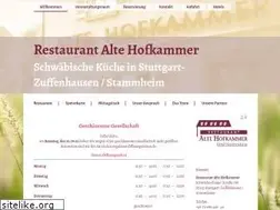 Sites similar to alte-hofkammer.de