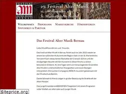 Sites similar to altemusik-bernau.de