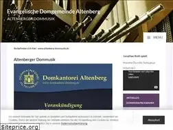 Sites similar to altenberg-dommusik.de