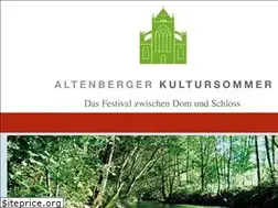Sites similar to altenbergerkultursommer.de