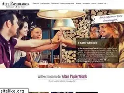 Sites similar to altepapierfabrik.eu