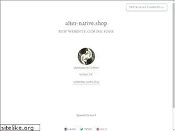 Sites similar to alter-native.shop