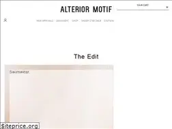 Sites similar to alteriormotif.com.au