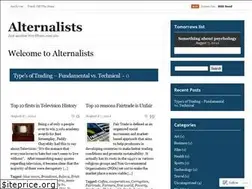 Sites similar to alternalists.wordpress.com