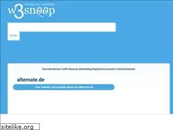 Sites similar to alternate.de.w3snoop.com