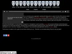 Sites similar to alternaterealitygame.org