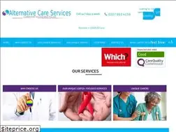 Sites similar to alternativecareservices.co.uk