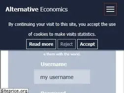 Sites similar to alternativeeconomics.co
