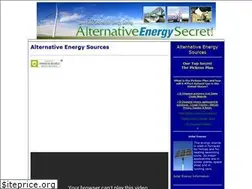Sites similar to alternativeenergysecret.com