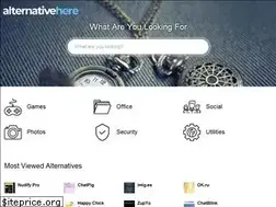 Sites similar to alternativehere.com