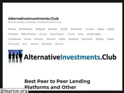 Sites similar to alternativeinvestments.club