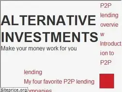 Sites similar to alternativeinvestments.money