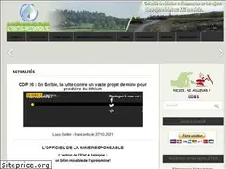 Sites similar to alternatives-projetsminiers.org