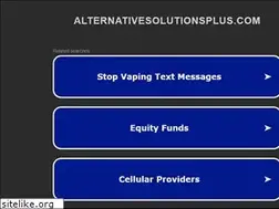 Sites similar to alternativesolutionsplus.com