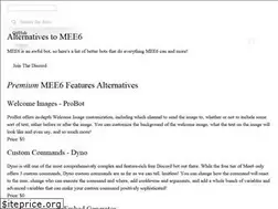 Sites similar to alternativestomee6.com