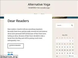 Sites similar to alternativeyoga.wordpress.com