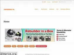 Sites similar to alternatorstarterrebuildkits.com
