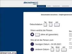 Sites similar to altersrechner.net