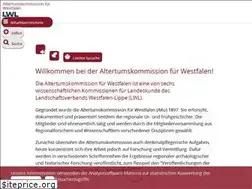 Sites similar to altertumskommission.lwl.org