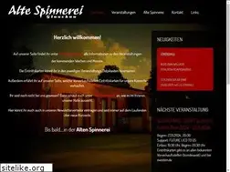 Sites similar to altespinnerei.de