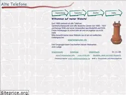 Sites similar to altetelefone.de