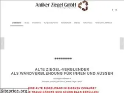 Sites similar to alteziegelverblender.at