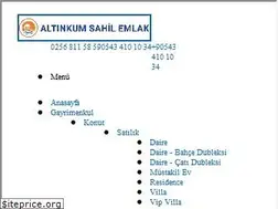 Sites similar to altinkumsahilemlak.com