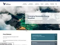 Sites similar to altiusminerals.com