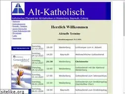 Sites similar to altkatholisch-oberfranken.de