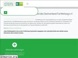 Sites similar to altkleiderspenden.de