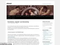 Sites similar to altmod.de