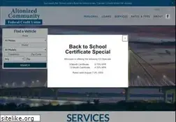 Sites similar to altonizedfcu.org
