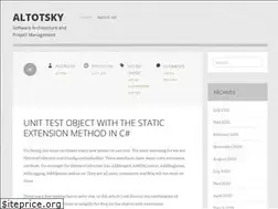 Sites similar to altotsky.wordpress.com