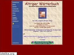 Sites similar to altriper-woerterbuch.de