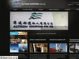 Sites similar to altronshipping.com.sg